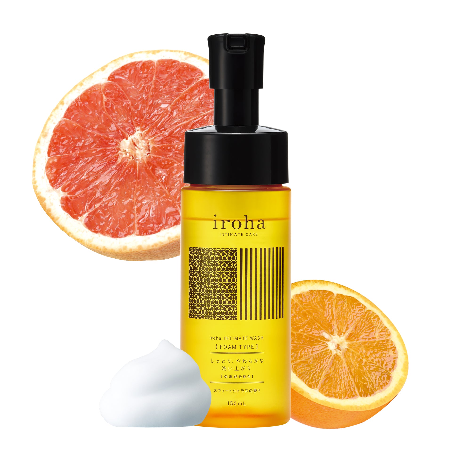iroha INTIMATE WASH (FOAM TYPE) Sweet Citrus