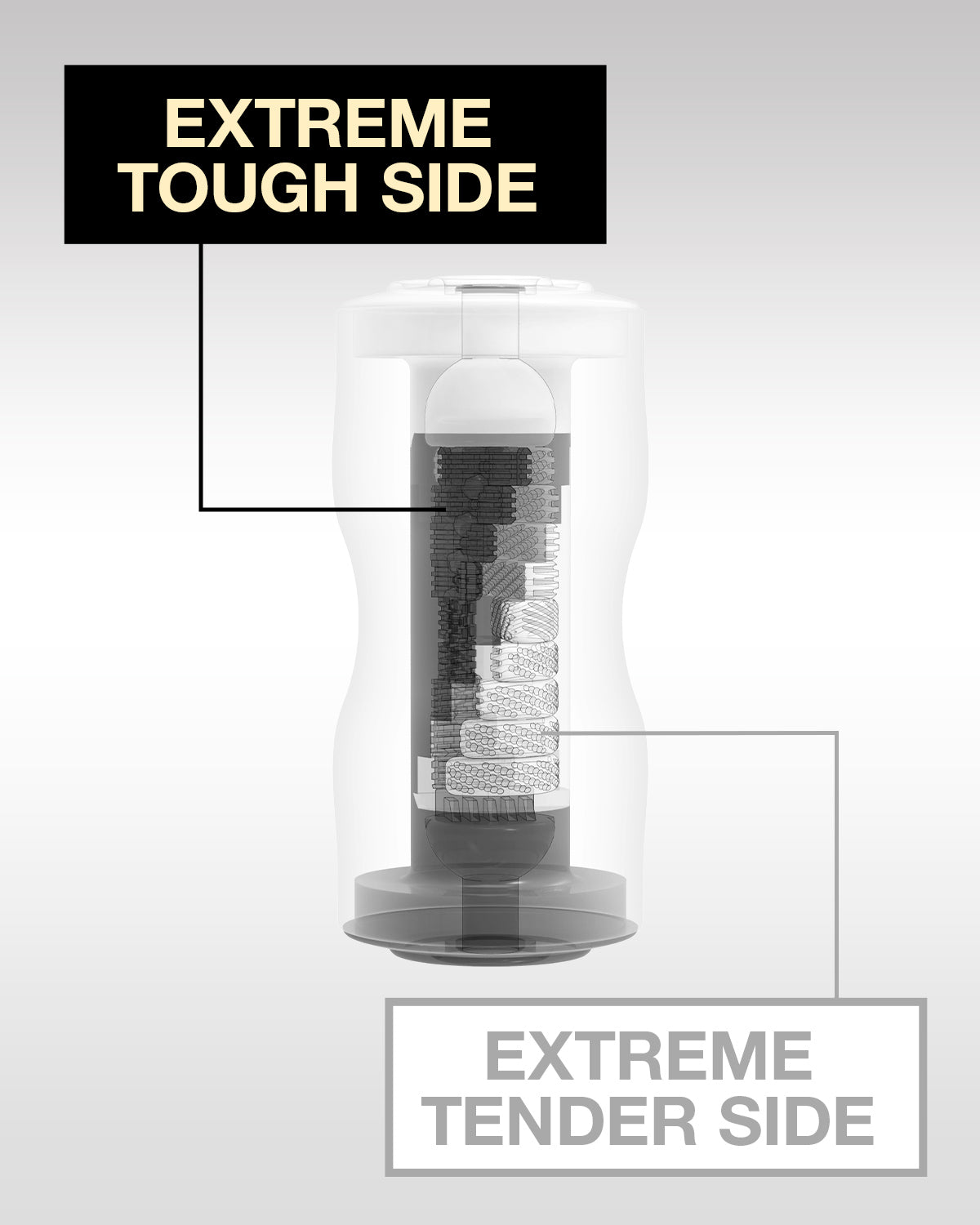 The two sides of the DUAL SENSATIONS CUP