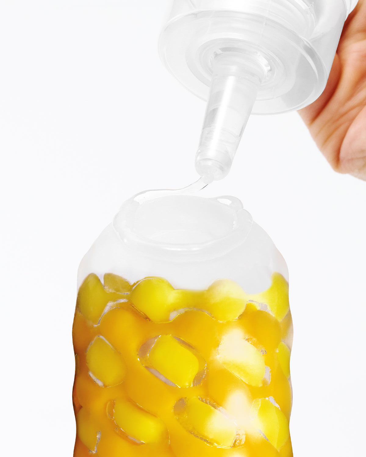 The ARTE insertion point being lubricated. 