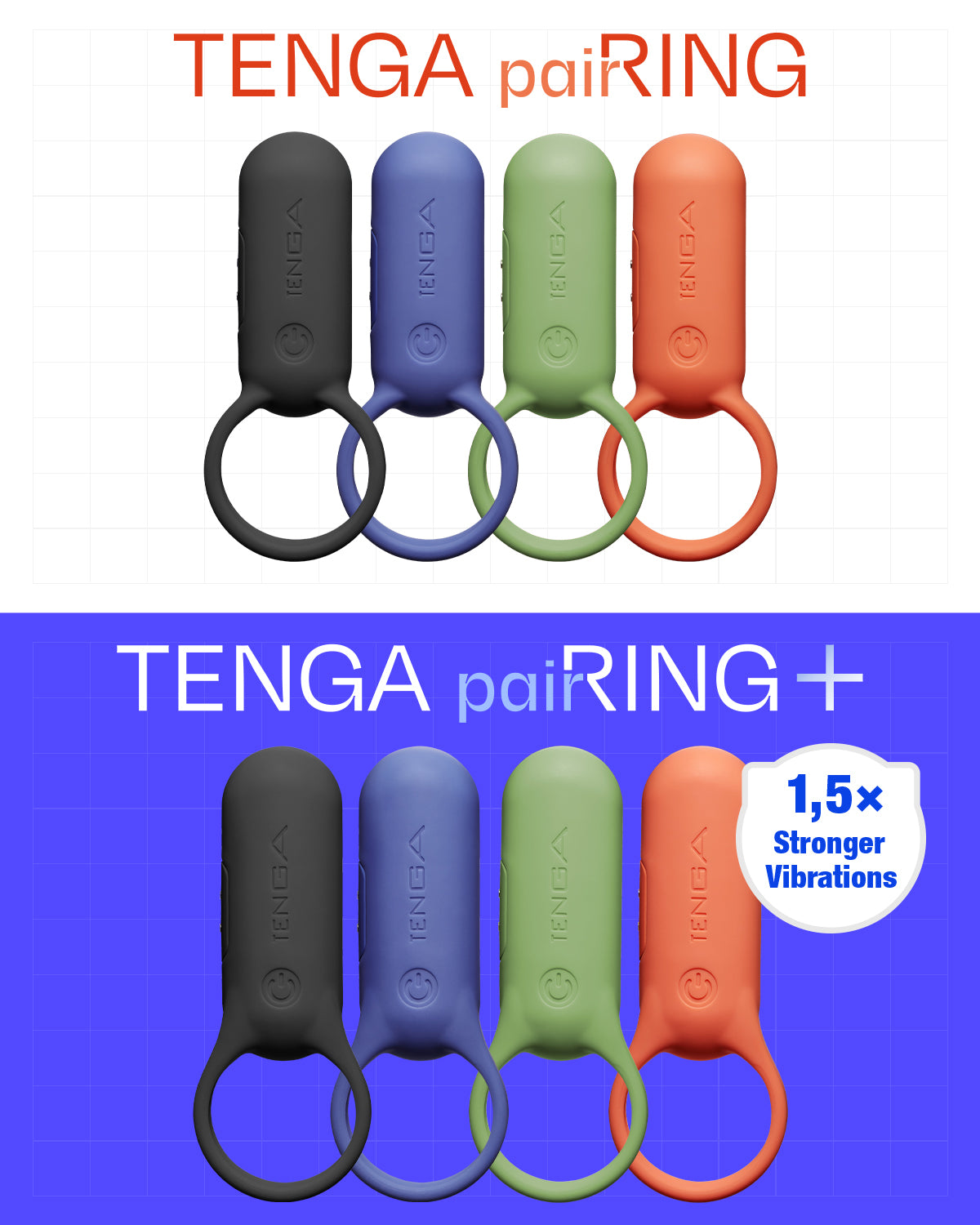 TENGA paiRING+ vibration power
