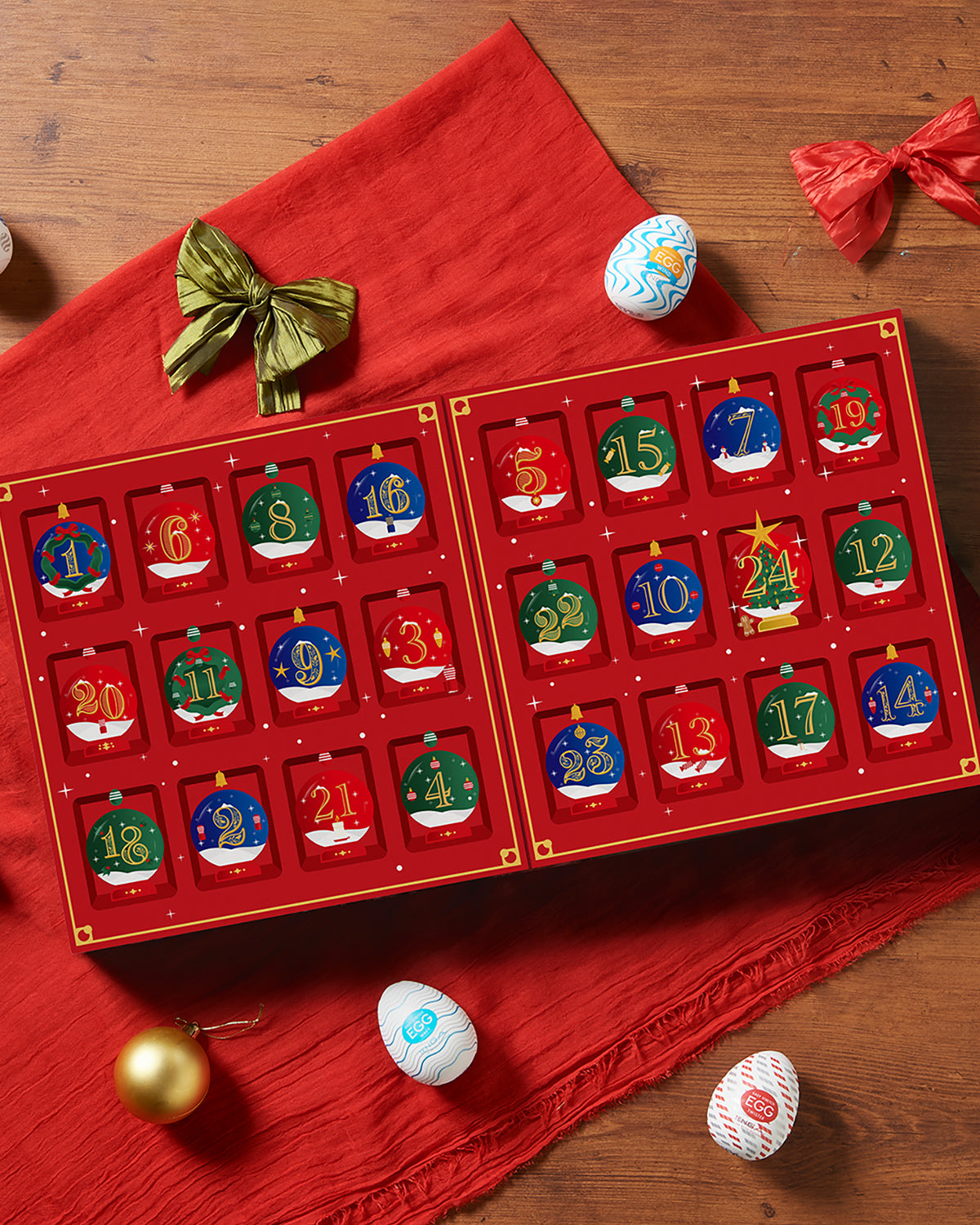 The inside details of the 2026 TENGA Advent Calendar.