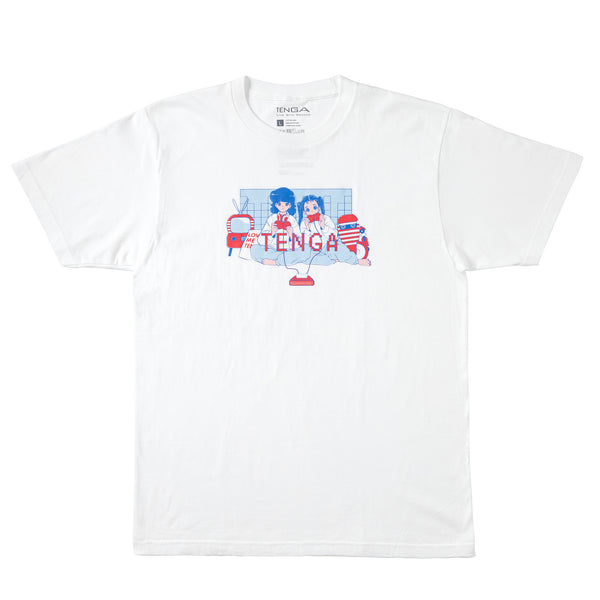 TENGA x Bob a.k.a En-Chan PLAY GAME 01 T-Shirt White