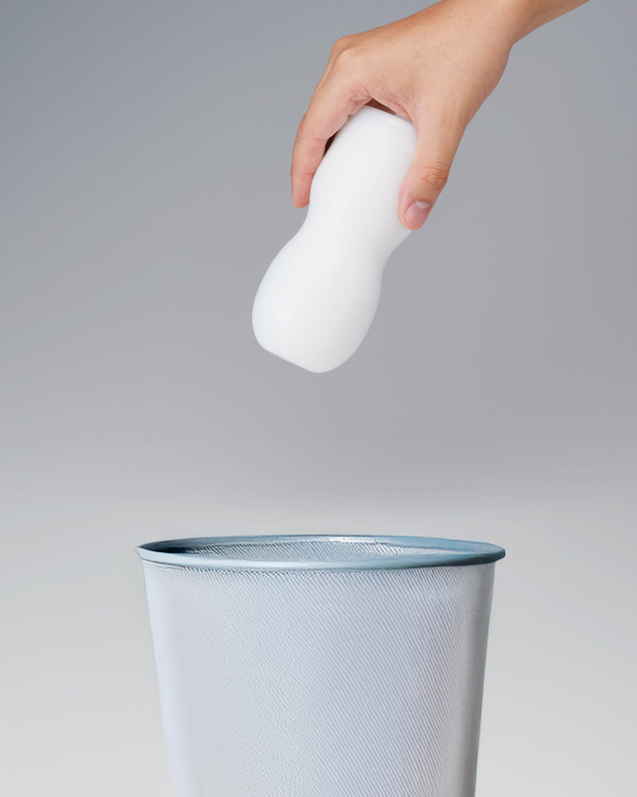 TENGA CUP being thrown away