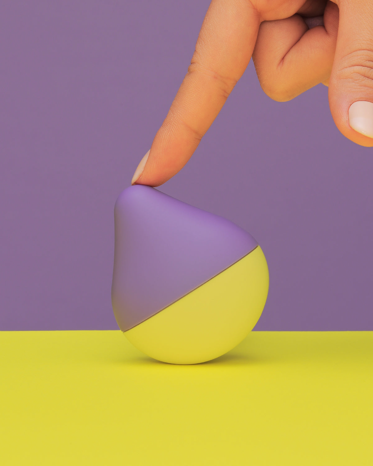 iroha mini being touched with a finger