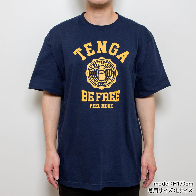 TENGA College T-SHIRT Dark Blue